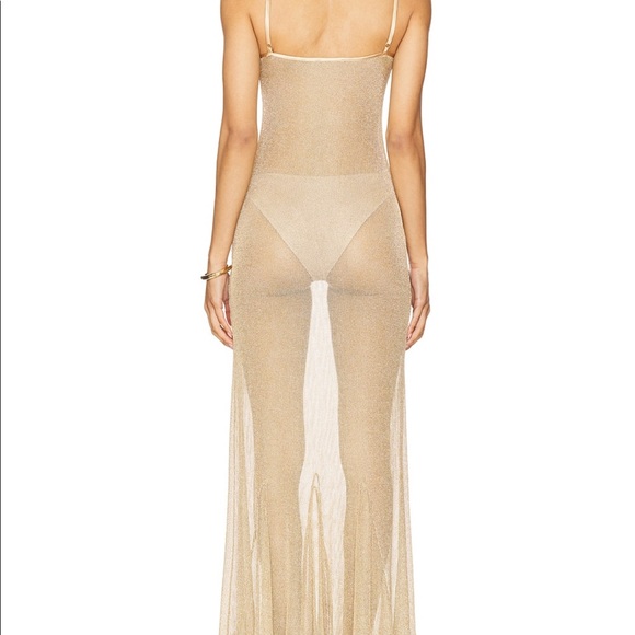 Bella Venice Serafina Dress in Gold - Picture 8 of 9